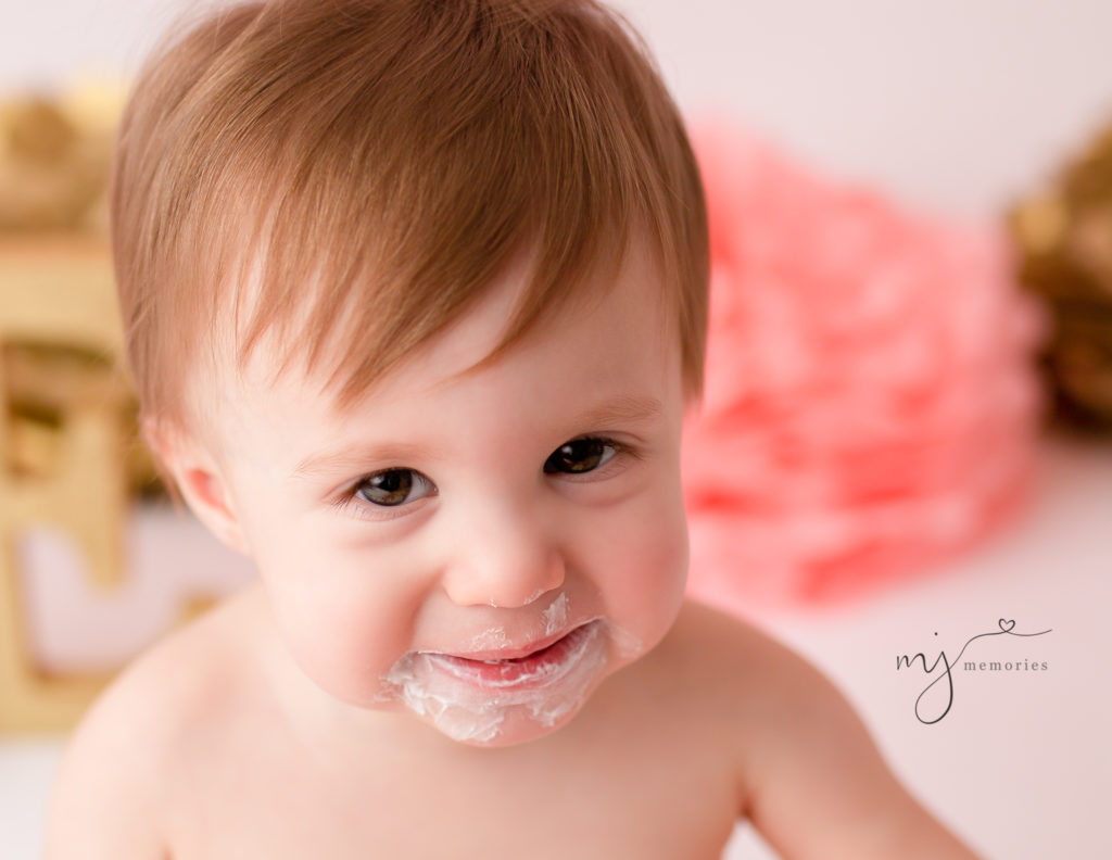 Cute little girl in our Rochester, NY studio.