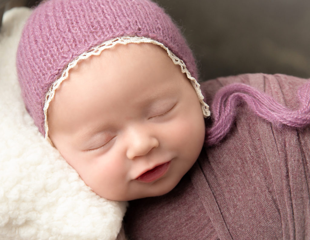 Sweet baby girl posed at our studio in Rochester, NY.