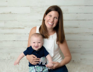 Mom and son posed at our in-home studio in Rochester, NY.