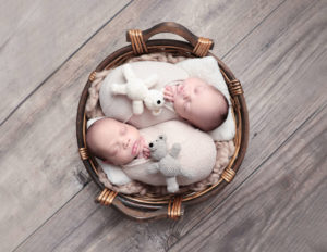 Newborn Twins at my Rochester, NY studio.