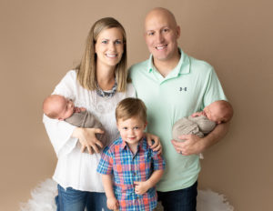 Sweet family posed in our in home studio at Rochester, Ny.