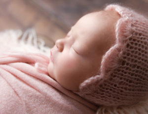 Profile of sweet baby girl at our Rochester, Ny studio.