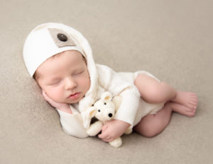 Adorable baby boy at our in-home Rochester, NY studio.