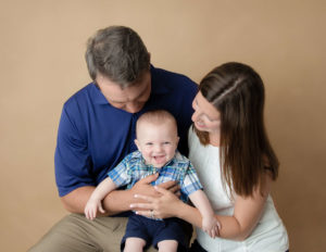 Adorable family posed at our studio in Rochester, NY.